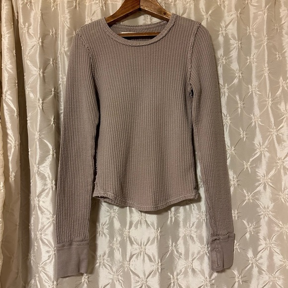 Free People x We The Free Roll With It Thermal Baby Top - Picture 4 of 11